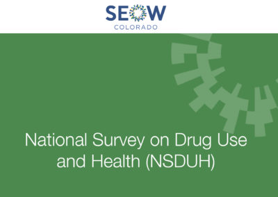 National Survey on Drug Use and Health (NSDUH)