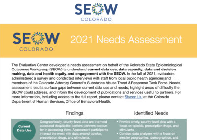 2021 Needs Assessment
